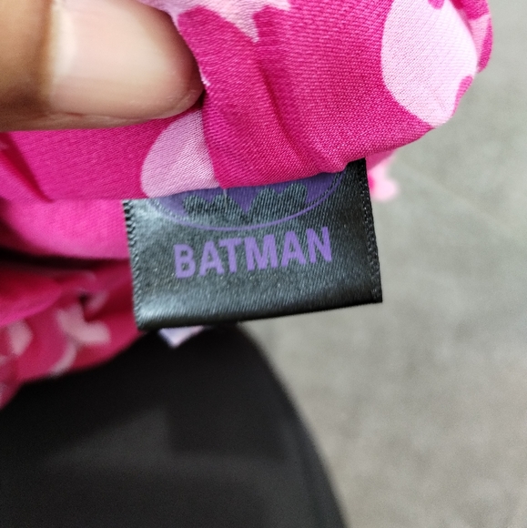 Batman DC comics Girl 3T Pink Flowy Tulle Tutu Layered Skirt - Picture 5 of 13